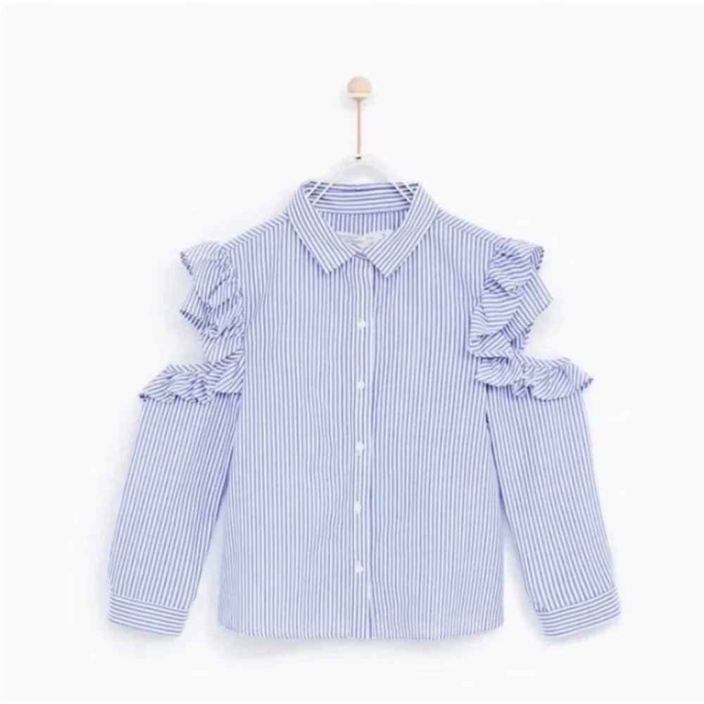 Zara Stripped Blouse NWT